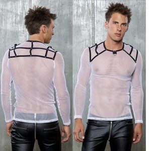 Lip Service Fash-ist Fishnet Caged Shirt